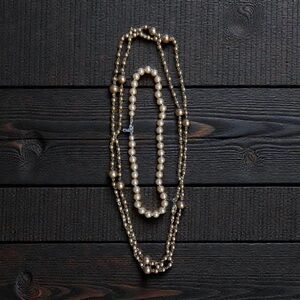 Bronze Gold and Pearl Necklaces (2)